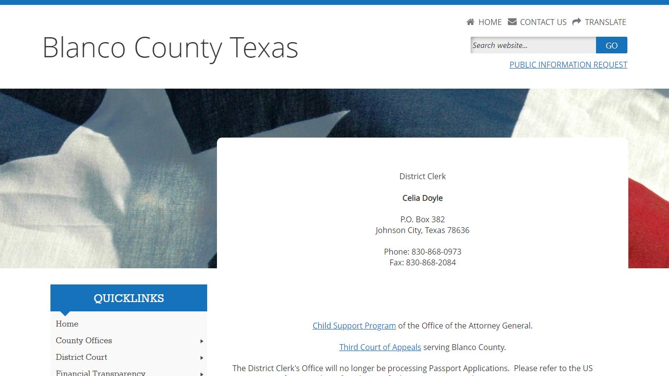 Blanco County, Texas